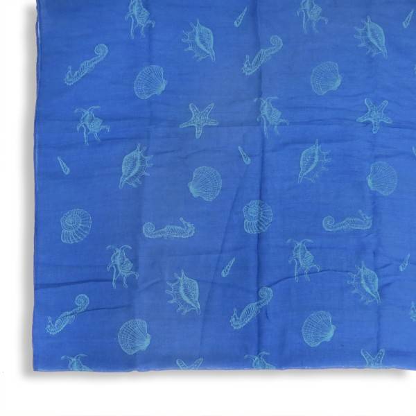 Sonia Originelli Loop Schal "Muschel" Maritim Reliefdruck Sommer Sonderangebote