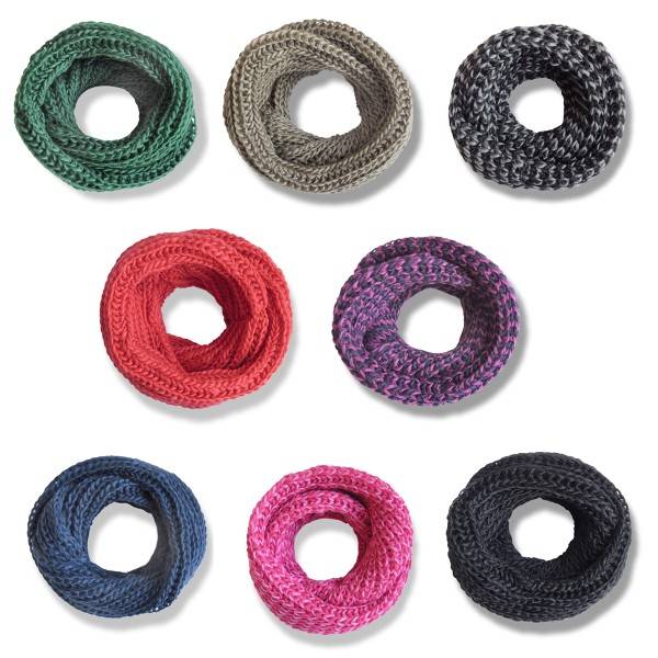 Sonia Originelli Loop Schal Polyacryl Ringel Winter Soft Tiefpreis