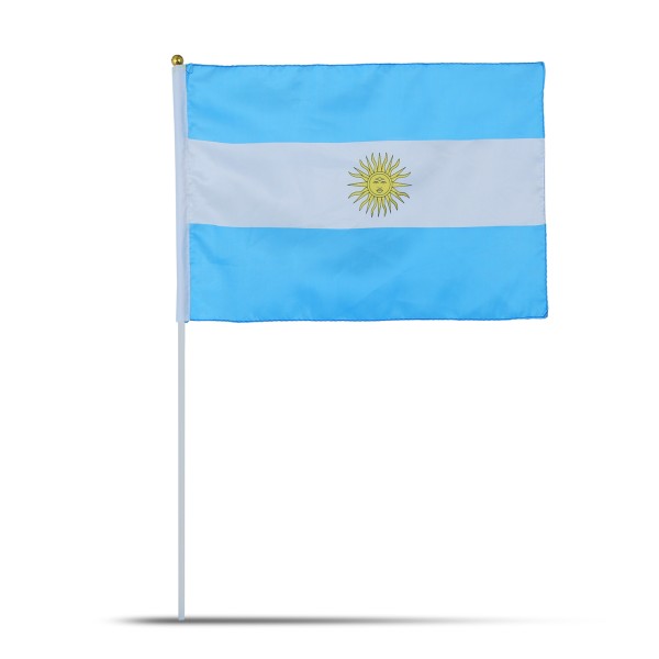 Sonia Originelli 10er Set Fahne Flagge Winkfahne "Argentinien" Argentina Handfahne EM WM Neueste Stile