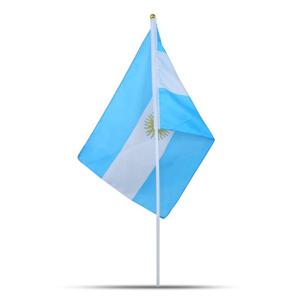 Sonia Originelli 10er Set Fahne Flagge Winkfahne "Argentinien" Argentina Handfahne EM WM Neueste Stile