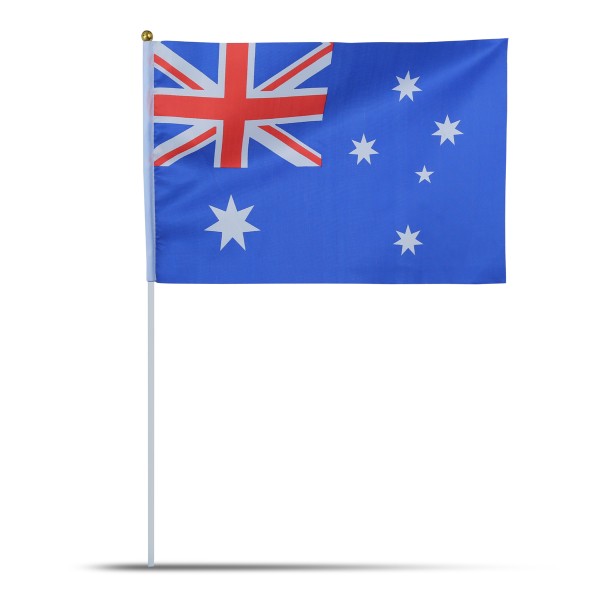 Sonia Originelli 10er Set Fahne Flagge Winkfahne "Australien" Australia Handfahne EM WM Letzte 2 Tage