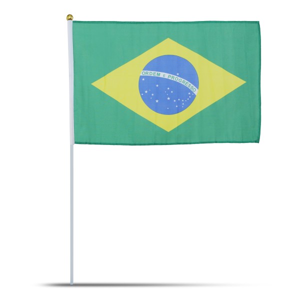 Sonia Originelli 10er Set Fahne Flagge Winkfahne "Brasilien" Brazil Brasil Handfahne EM WM Bis zu 60% Rabatt