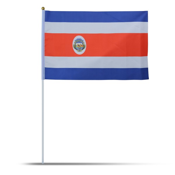 Sonia Originelli 10er Set Fahne Flagge Winkfahne "Costa Rica" Handfahne EM WM Bis zu 65% Rabatt