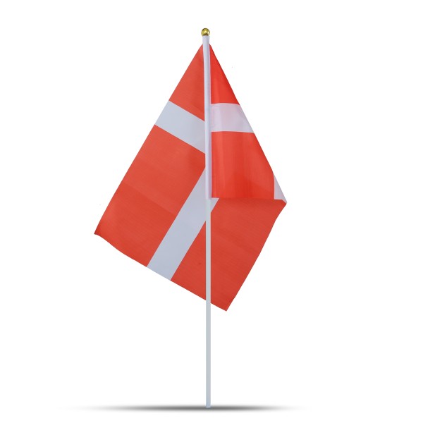 Sonia Originelli 10er Set Fahne Flagge Winkfahne "Dänemark" Denmark Handfahne EM WM Nur für heute