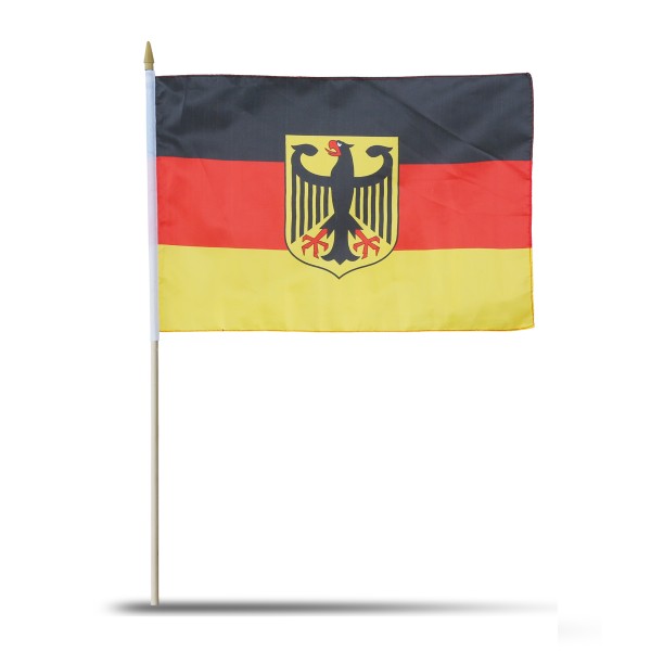 Sonia Originelli 10er Set Fahne Flagge Winkfahne "Deutschland Adler" Germany Eagle Handfahne EM WM Sonderangebot der Fabrik