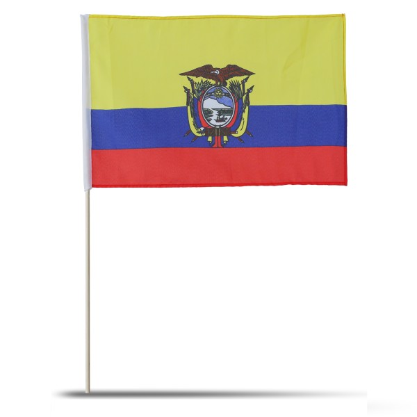 Sonia Originelli 10er Set Fahne Flagge Winkfahne "Ecuador" Handfahne EM WM Bis zu 55% Rabatt