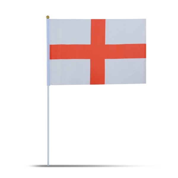 Sonia Originelli 10er Set Fahne Flagge Winkfahne "England" Handfahne EM WM Nur noch ein Tag übrig