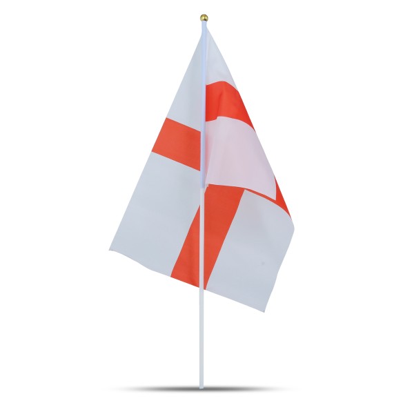 Sonia Originelli 10er Set Fahne Flagge Winkfahne "England" Handfahne EM WM Nur noch ein Tag übrig