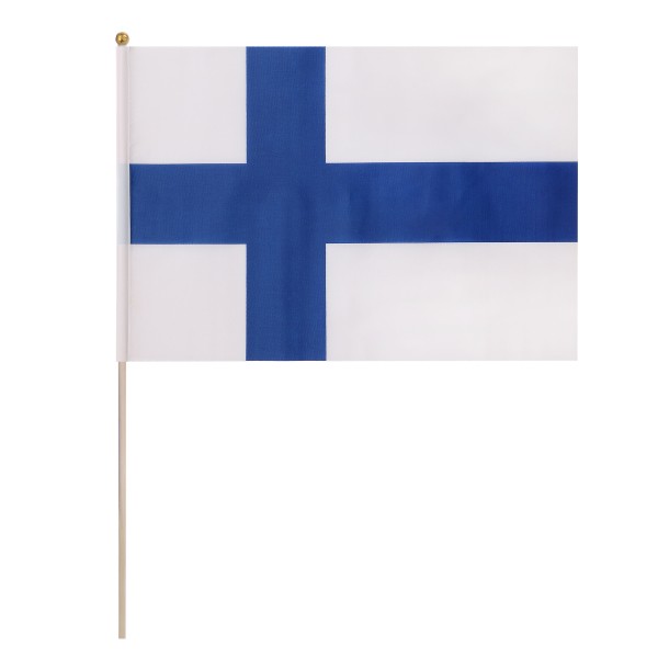 Sonia Originelli 10er Set Fahne Flagge Winkfahne "Finnland" Finland Handfahne EM WM 50% Rabatt mit kostenlosem Versand