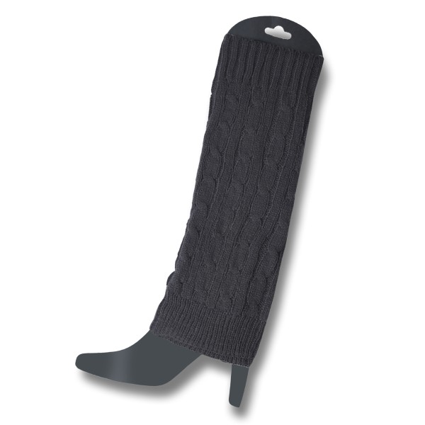 Sonia Originelli 1 Paar Beinstulpen Zopfmuster Kuschelig Warm Überzieher Uni Black Friday Preise
