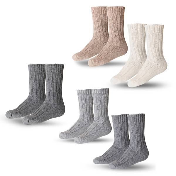 Sonia Originelli 2 Paar Alpakasocken "dick" Alpakawolle Winter Unisex Fabrikverkauf