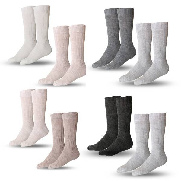 Sonia Originelli 2 Paar Angorasocken Ökologisch Wolle Warm Sonderangebot
