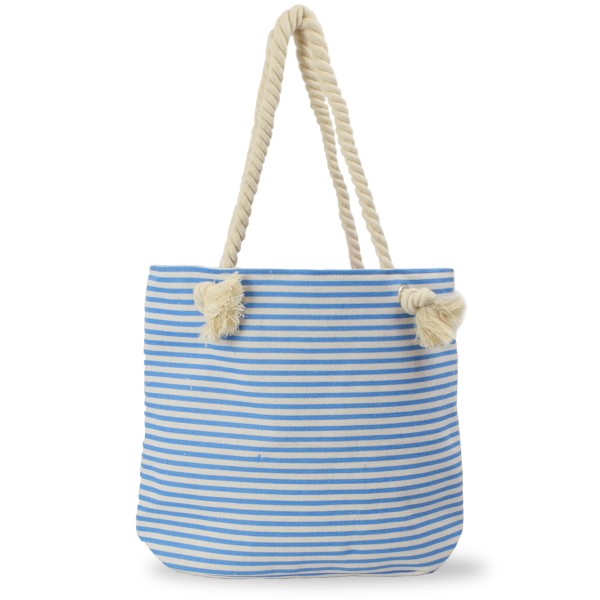 Sonia Originelli City Shopper "Hamburg" maritim gestreift Koordinaten Canvas Cyber Monday