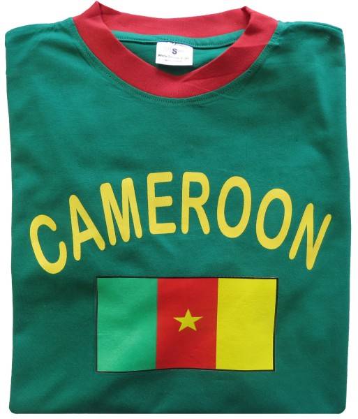Sonia Originelli Fan-Shirt "Cameroon" Unisex Fußball WM EM Herren T-Shirt Riesige Ersparnisse