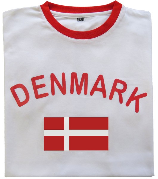 Sonia Originelli Fan-Shirt "Denmark" Unisex Fußball WM EM Herren T-Shirt Neueste Stile