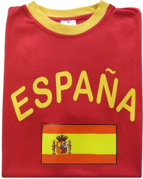 Sonia Originelli Fan-Shirt "España" Unisex Fußball WM EM Herren T-Shirt Bis zu 60% Rabatt