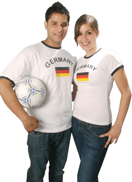 Sonia Originelli Fan-Shirt "Germany" Unisex Fußball WM EM Herren T-Shirt Sonderangebot der Fabrik