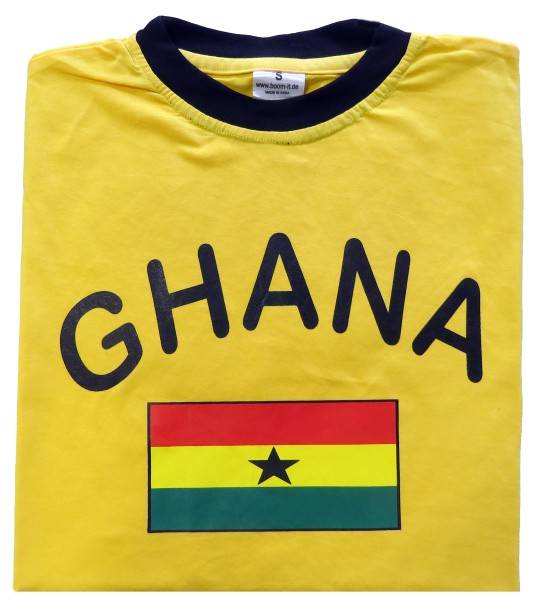 Sonia Originelli Fan-Shirt "Ghana" Unisex Fußball WM EM Herren T-Shirt Vierteljährliche Förderung