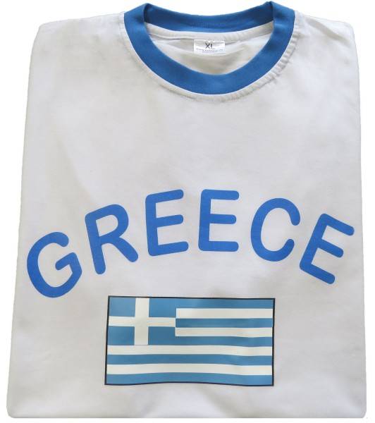 Sonia Originelli Fan-Shirt "Greece" Unisex Fußball WM EM Herren T-Shirt Bis zu 55% Rabatt