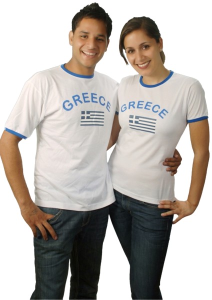 Sonia Originelli Fan-Shirt "Greece" Unisex Fußball WM EM Herren T-Shirt Bis zu 55% Rabatt