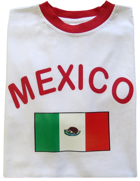 Sonia Originelli Fan-Shirt "Mexico" Unisex Fußball WM EM Herren T-Shirt Kostenloser Versand international