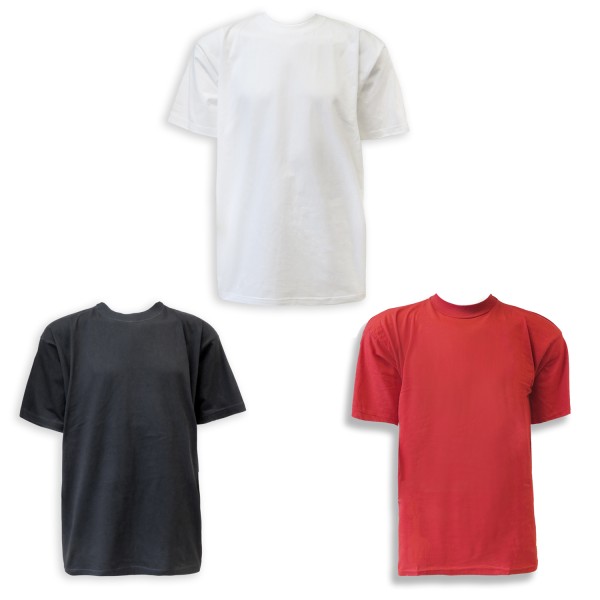 Sonia Originelli T-Shirt "Uni" Herren Einfarbig Basic Baumwolle Blitzangebot