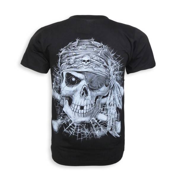Sonia Originelli T-Shirt Totenkopf Monster doppelseitig bedruckt Neuheiten