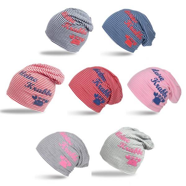 Sonia Originelli Beanie Mütze Kind "Kleine Krabbe" Maritim Streifen Super Sparpreis