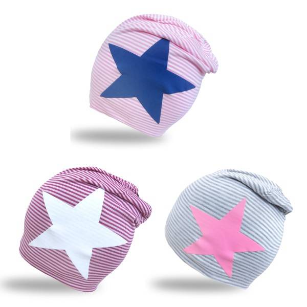 Sonia Originelli Beanie Mütze Kind "Maritim Stern" Kindermütze Letzte 3 Tage