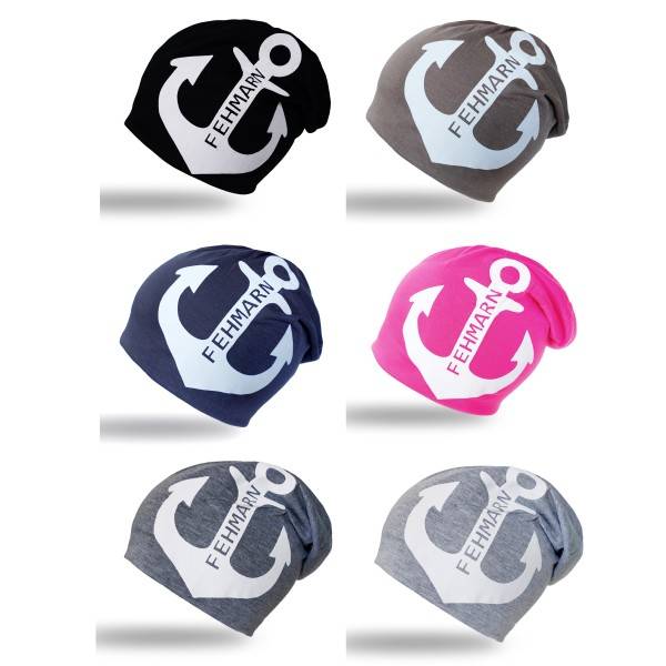 Sonia Originelli City-Beanie "Fehmarn" Anker Mütze Insel Maritim Limitierter Zeitrabatt