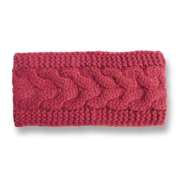 Sonia Originelli Damenstirnband gestrickt Zopfstrick klassisch chic Saisonschlussverkauf