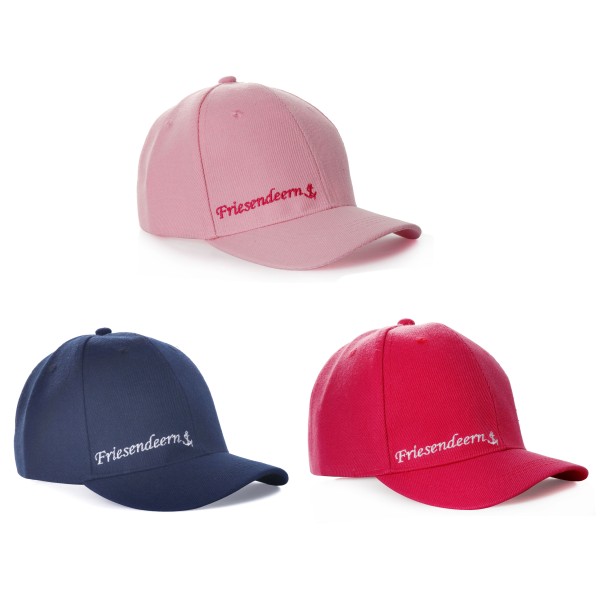 Sonia Originelli Kinder Baseball Cap "Friesendeern" Mütze Anker maritim Snapback Mädchen Exklusive Angebote