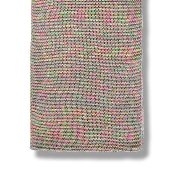Sonia Originelli Strickset Bommelmütze und Schlauchschal mit neon Details Letzte 3 Tage