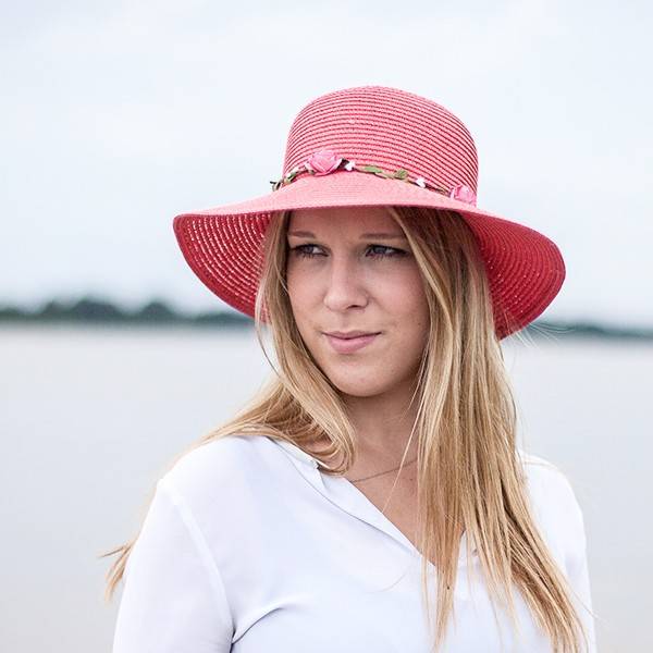 Sonia Originelli Strohhut "Blümchen" Strandhut Blumenkranz Damen Blume JETZT KAUFEN