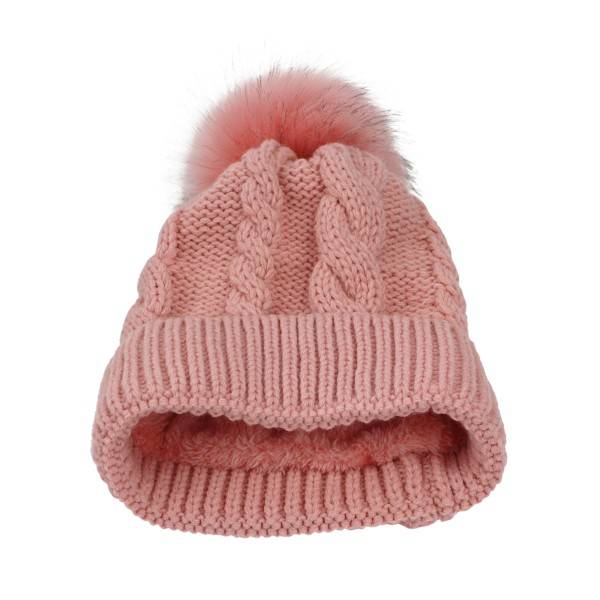 Sonia Originelli Winter Beanie Mütze Zopfmuster XL Bommel Teddyfell Bis zu 65% Rabatt