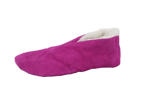 Sonia Originelli Wildlederhausschuh "Basic" Echt Leder Kuschelfell Schluffis Angebote