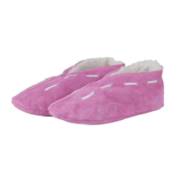 Sonia Originelli Wildlederhausschuh ABS Stopper Echt Leder Kuschelfell