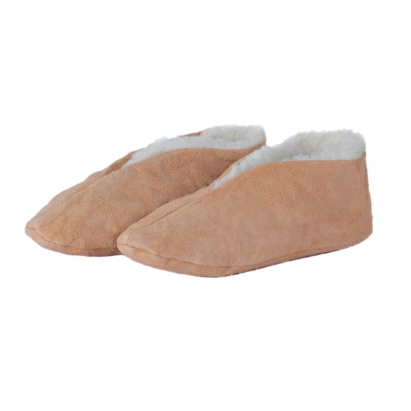 Sonia Originelli Wildlederhausschuh Echt Leder Wollfutter Schluffis Sonderangebot