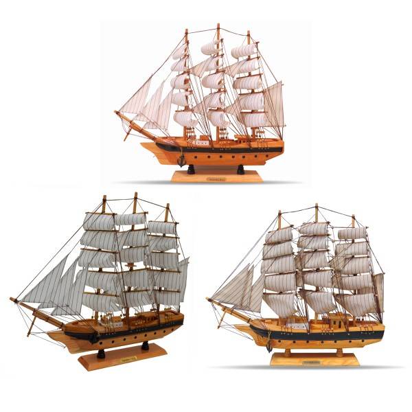 Sonia Originelli Segelschiff "L" Modellschiff Dekoration Schiff Maritim Neuheiten