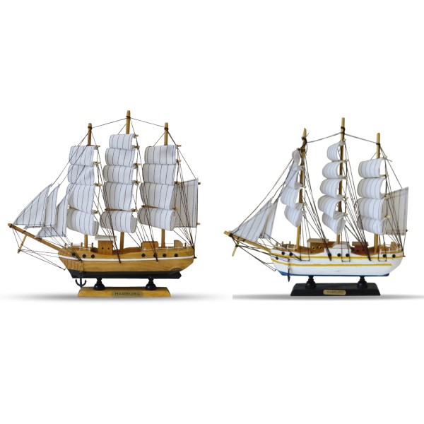 Sonia Originelli Segelschiff "S" Modellschiff Dekoration Schiff Maritim Saisonale Angebote