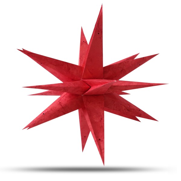 Sonia Originelli Weihnachtsstern 60cm 3D Papier-Stern Weihnachtsdeko Bis zu 50% Rabatt