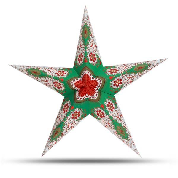 Sonia Originelli Weihnachtsstern 60cm Papier-Stern Weihnachtsdeko Clearance-Verkauf