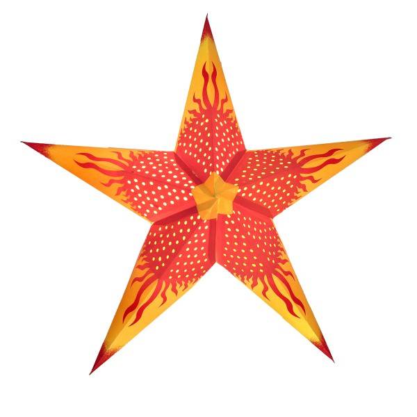 Sonia Originelli Weihnachtsstern 60cm Papier-Stern Weihnachtsdeko Günstig kaufen