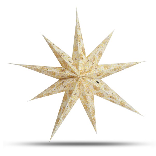 Sonia Originelli Weihnachtsstern 9-Zack Papier-Stern Weihnachtsdeko Weihnachtsangebot