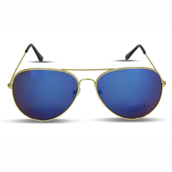 Sonia Originelli Sonnenbrille "Pilot" Partybrille Spaß Verspiegelt Brille Fasching
