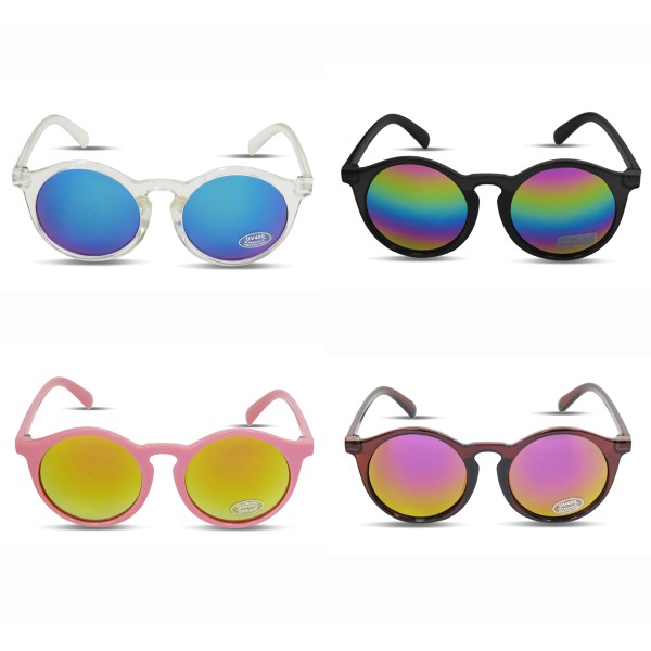 Sonia Originelli Sonnenbrille Fashion Verspiegelt Rund Sommer Fun Super Sparpreis