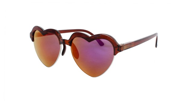 Sonia Originelli Sonnenbrille Herzchen Verspiegelt JGA Herz Party Fasching Wochenangebot