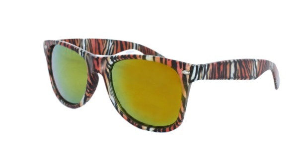 Sonia Originelli Sonnenbrille Leo Blume Verspiegelt Muster Party Fun Speichern exportieren