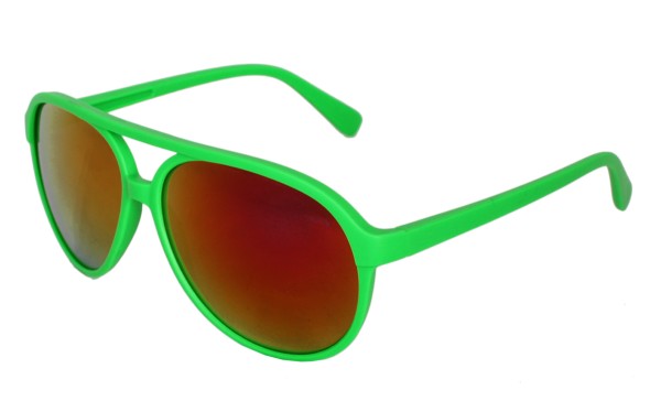 Sonia Originelli Sonnenbrille Neon Knallig Verspiegelt Fun Brille zollfrei
