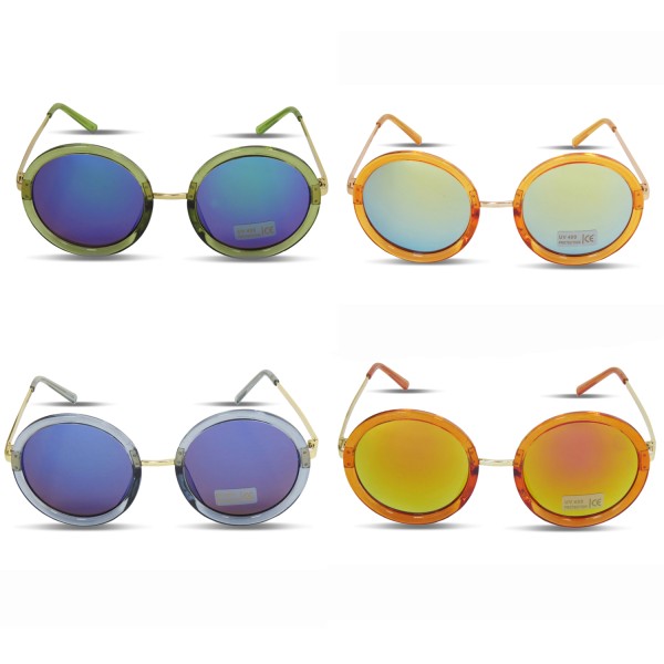 Sonia Originelli Sonnenbrille Verspiegelt Rund Damen Trend Sommer Verkauf